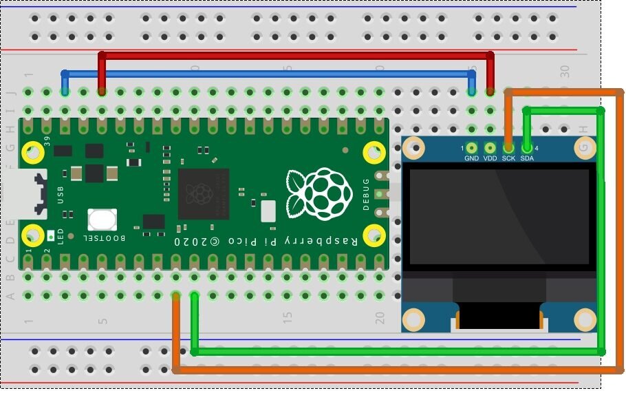 OLED Display with Raspberry Pi Pico