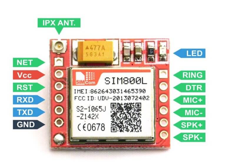 Sending and Receiving Call & SMS with SIM800l GSM Module