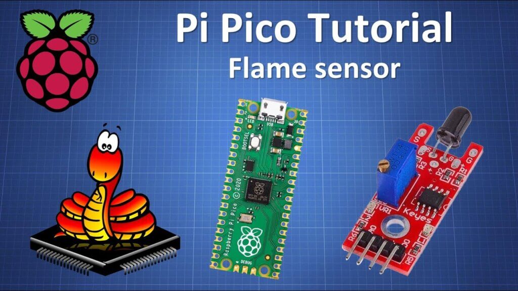 Flame Sensor With Raspberry Pi Pico Tutorial