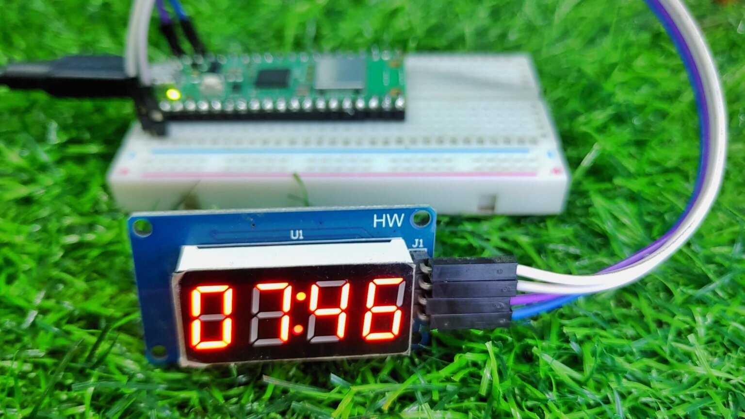 7 Segment LED Display With Raspberry PI Pico - Micropython
