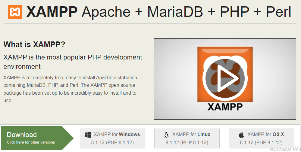 Installing XAMPP and Setting Up Web Interface