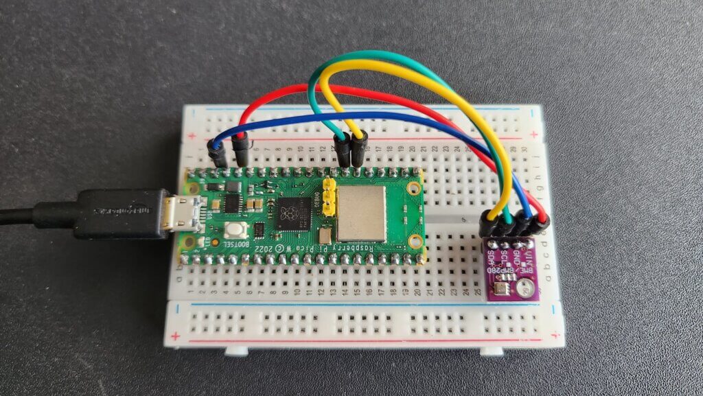 Raspberry Pi Pico W Web Server With BME280