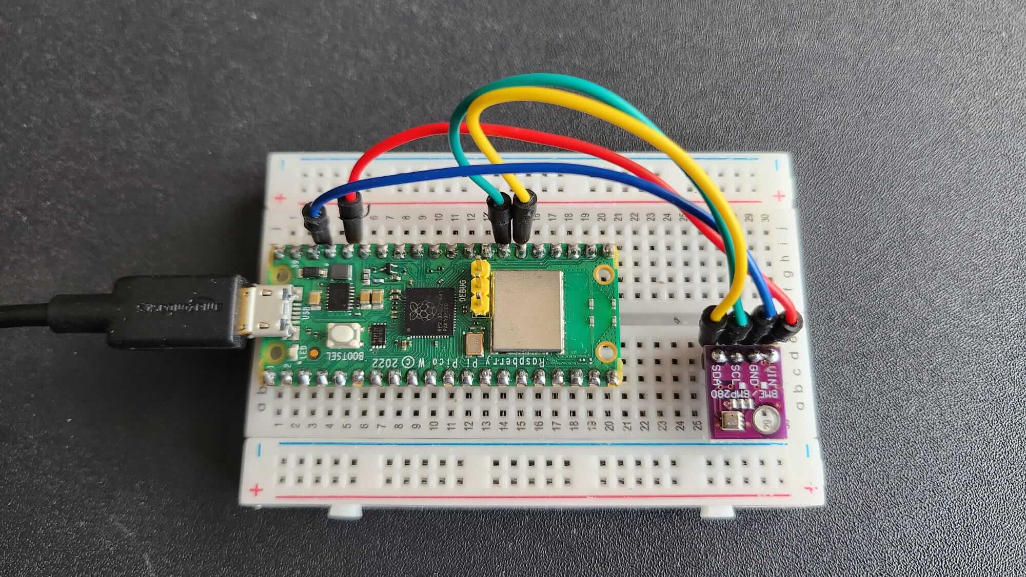 Raspberry Pi Pico W Web Server With BME280