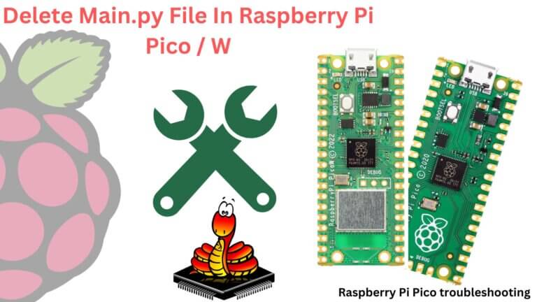 Delete Main.Py file In Raspberry Pi Pico