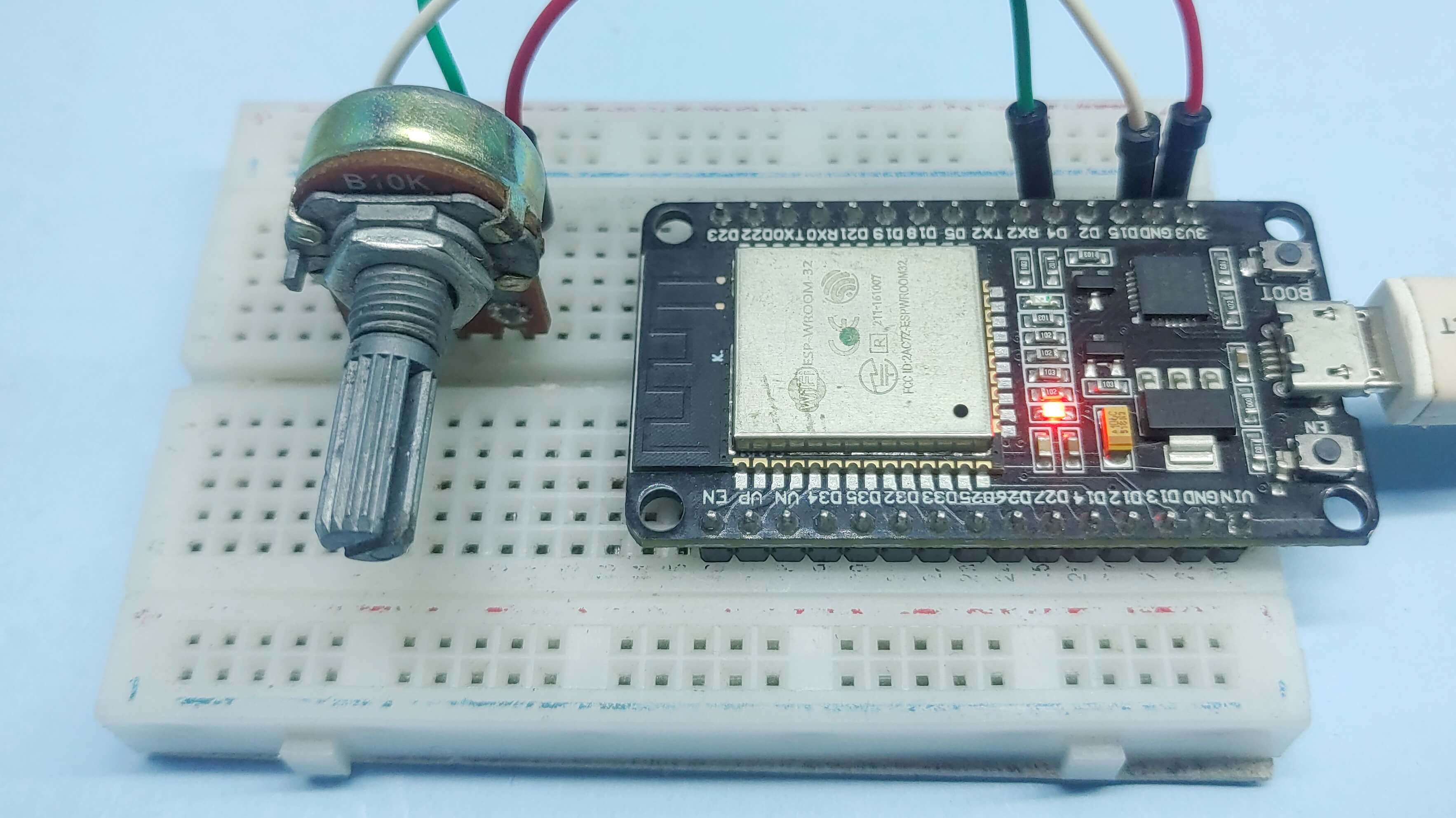 esp32 -ads1115 & potentiometer