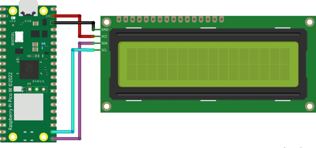 Web Controlled Notice Board Using Raspberry Pi Pico W & 16x2 LCD