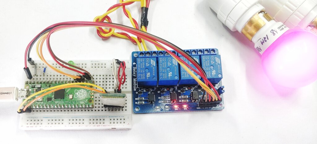 Home Automation Using Raspberry Pi Pico & Bluetooth module