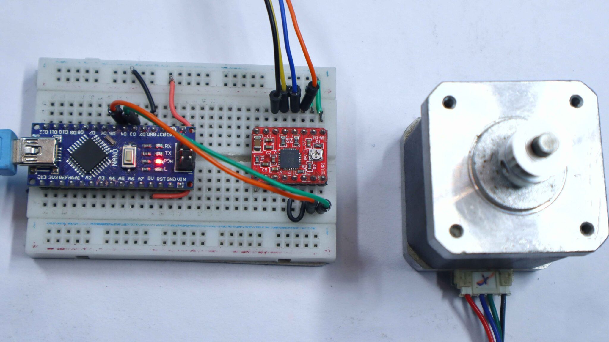 How To Control Stepper Motor With Arduino & A4988 Tutorial