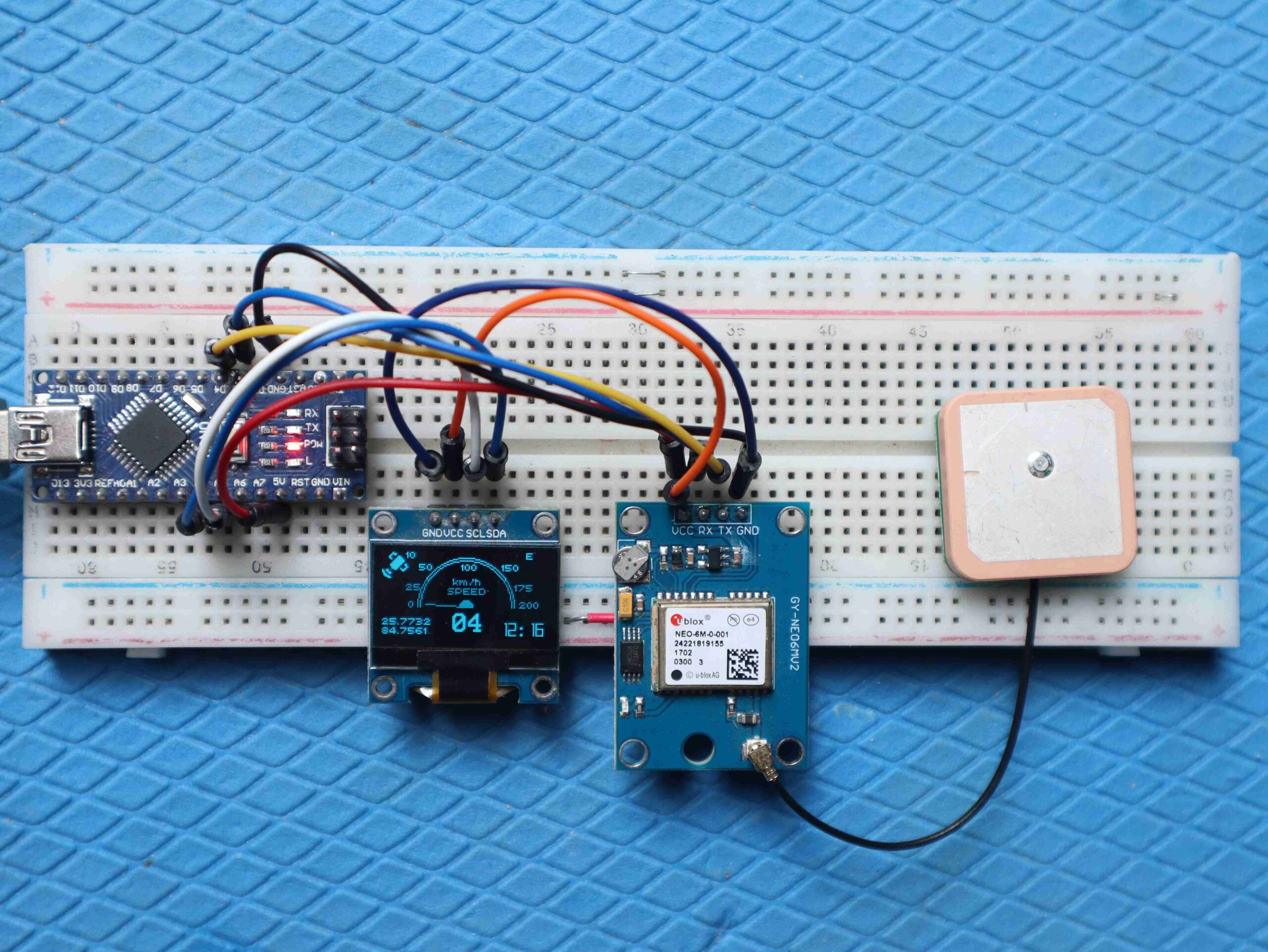 Arduino GPS SEPEEDOMETER