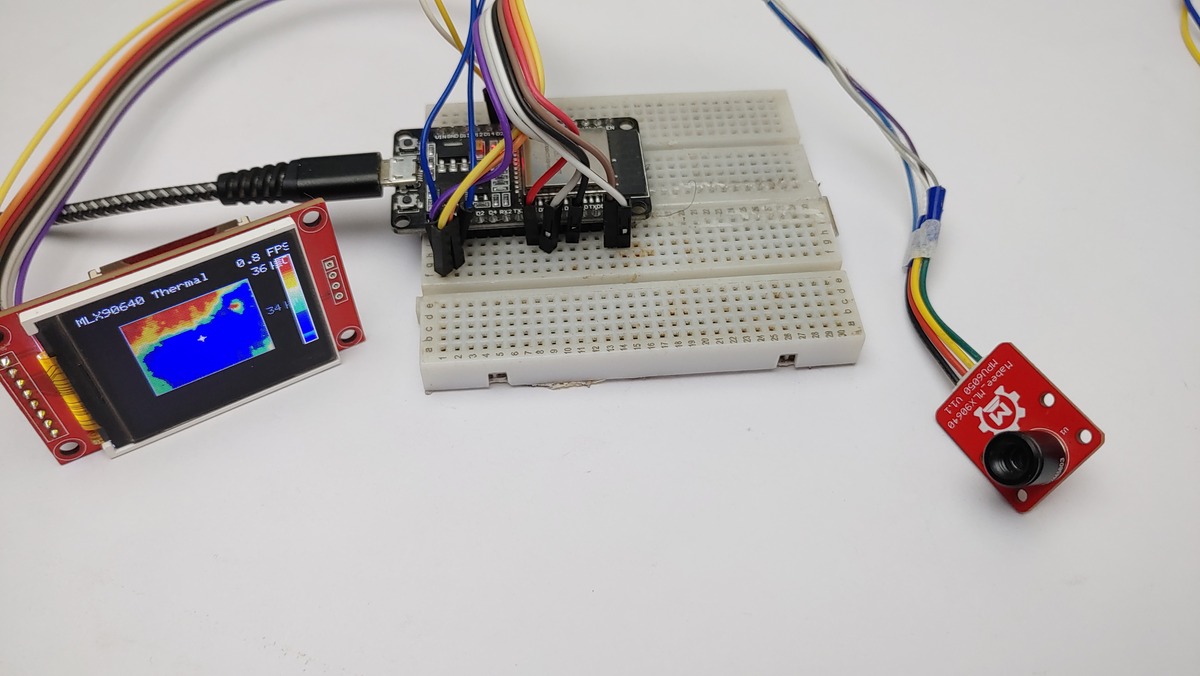 esp32 thermal imaging camera