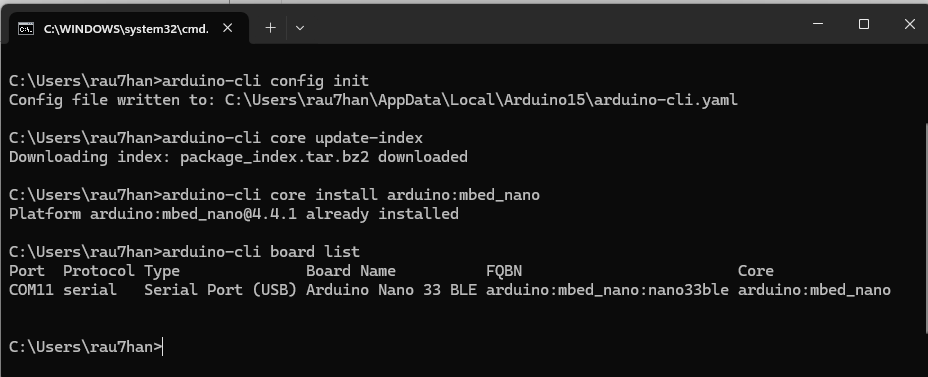 install arduino cli