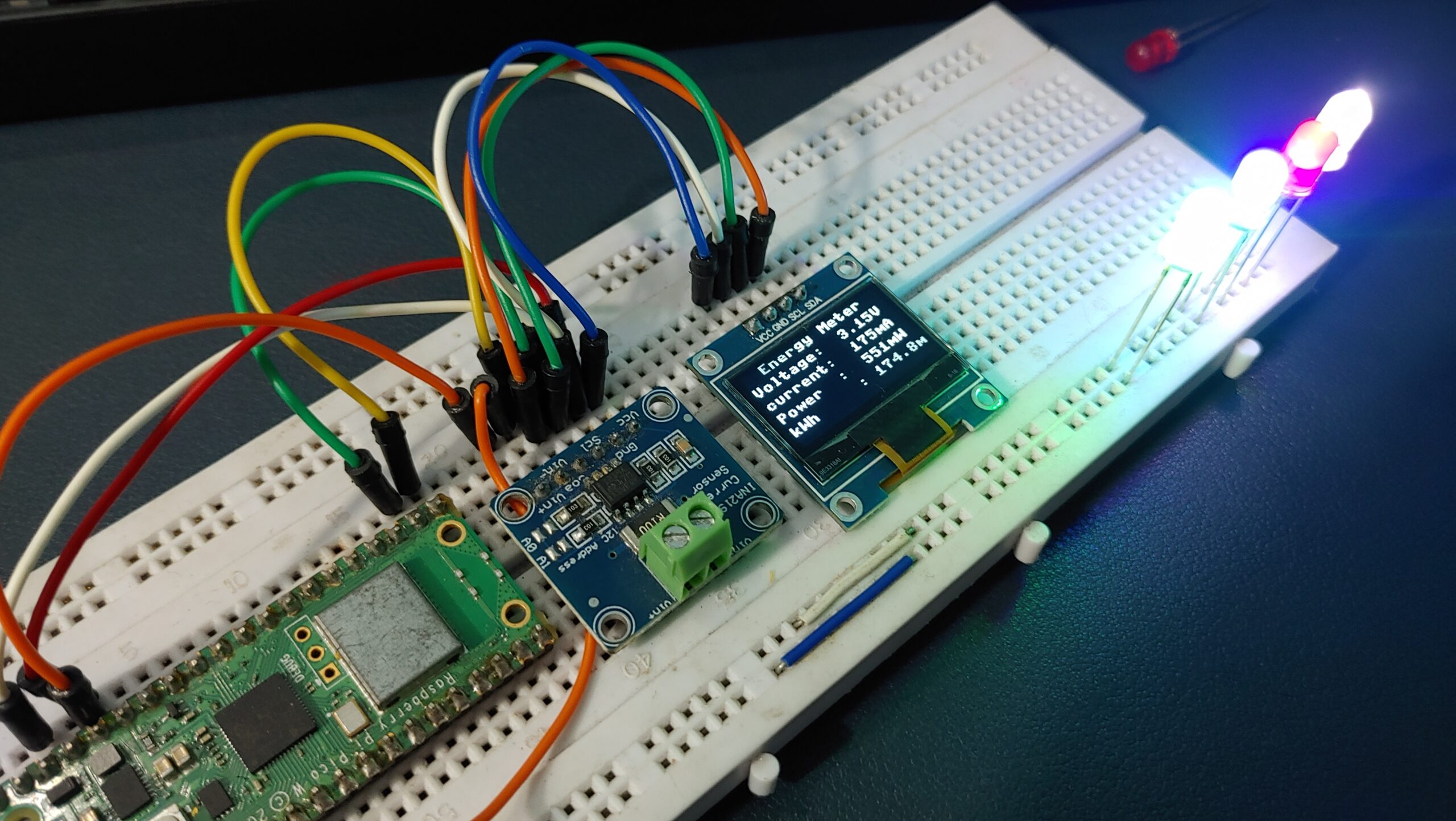 Raspberry Pi Pico Based Energy Meter Using INA219 | MicroPython