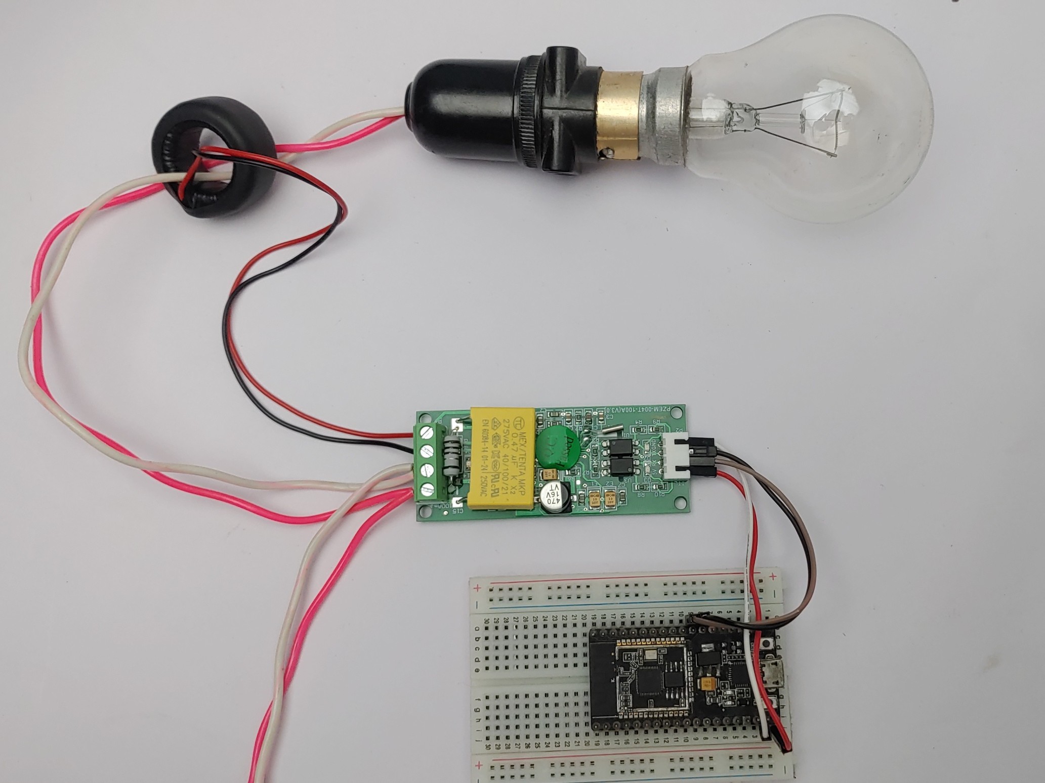 esp32 pzem004 interfacing