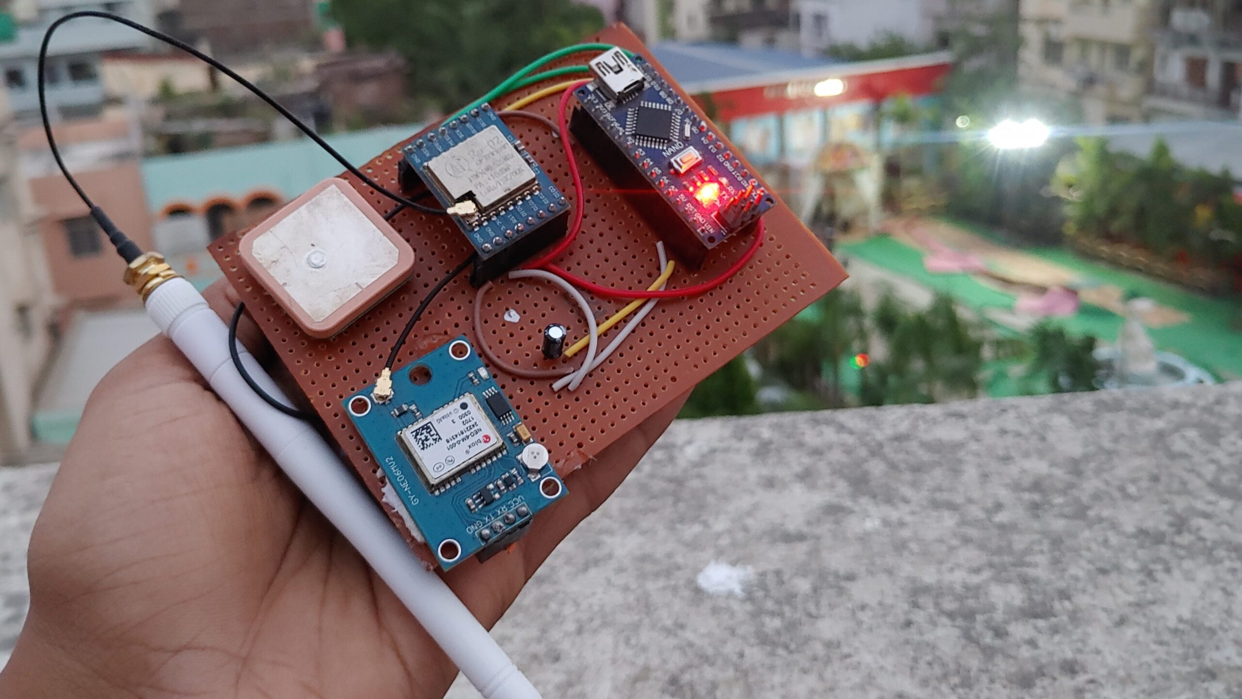 iot lora geofencing Arduino esp32
